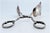 Silver Salad Tongs with Intertwined Shells and Stems For Sale - Image 4 of 9