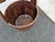 Early 20th Century Antique Farmhouse Rustic Style Solid Wood Bucket With Arched Handle For Sale - Image 5 of 15
