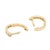 Stones: diamonds, 14 stones round brilliant cut 1.75 mm approximately .28 total carats F-G color, VS1-2 clarity Length: .5...