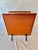 Mid 20th Century Leather and Cast Iron Magazine Rack For Sale - Image 9 of 13
