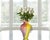 Vintage 14 In. Tall Murano Pink Yellow Spatter Confetti Vase For Sale - Image 13 of 18