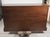 Late 20th Century French Provincial Walnut Two-Door Buffet With Drawers and Brass Hardware For Sale - Image 9 of 9