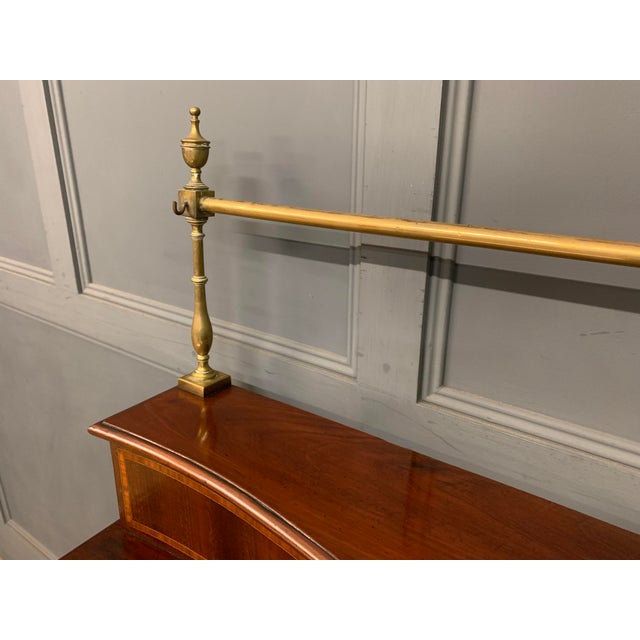 George III Serpentine Mahogany Serving Table, 1790 For Sale - Image 12 of 18