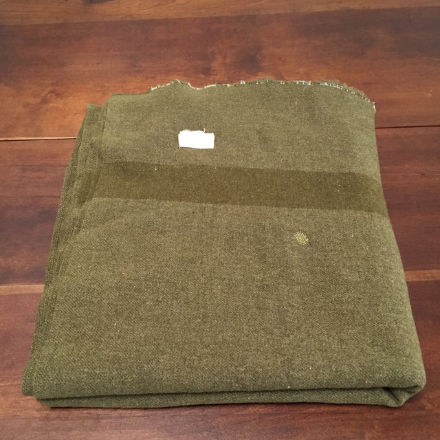 1917 WWI Portland Woolen Mills Army Blanket Chairish