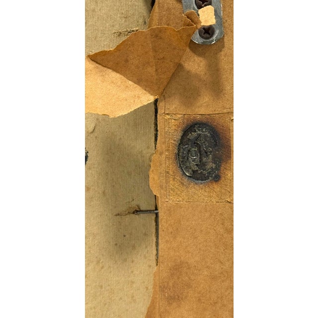 Friedman Brothers Friedman Bros. Black Chinoiserie Colonial Williamsburg Restoration Wall Mirror For Sale - Image 4 of 8