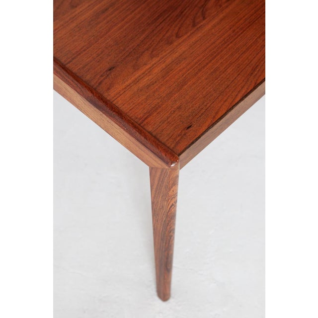 Mid-Century Danish Rectangular Rosewood Side Table, 1960s For Sale - Image 4 of 6