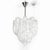Mid-Century Modernist Hand-Blown Murano Angular Tronchi Glass Chandelier For Sale - Image 14 of 18