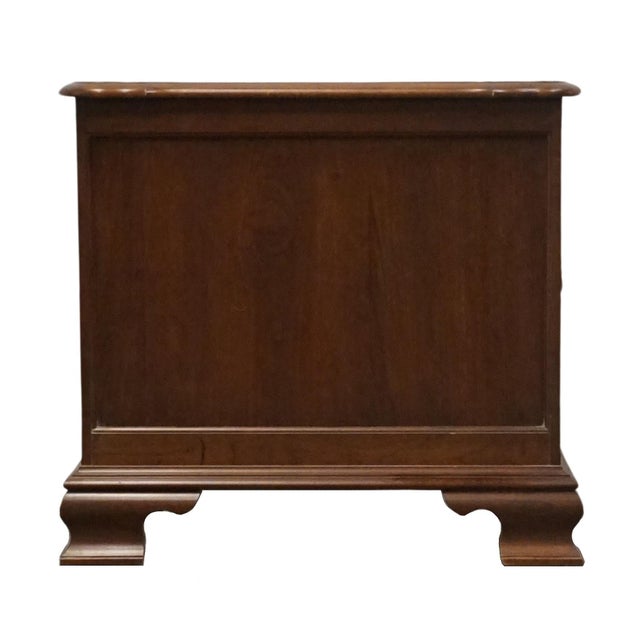 Pennsylvania House Solid Cherry Traditional Style 24" Accent Chairside Chest End Table / Nightstand For Sale - Image 11 of 12