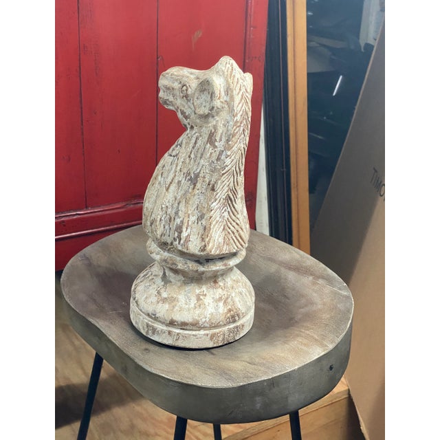 Shabby Chic Contemporary Timothy Oulton Knight Chess Piece For Sale - Image 3 of 12