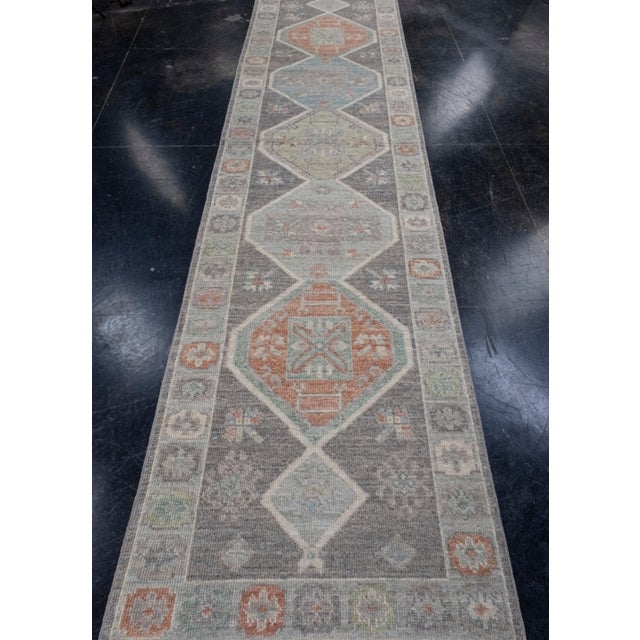 Turkish Oushak Runner Rug 2'11" x 12' #16163 Explore a curated collection of hallway runners, wool rugs, and handmade...