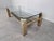 Metal Vintage Golden Coffee Table, 1970s For Sale - Image 7 of 12