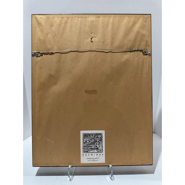Black Marsha McCarthy Rejoice Signed Limited Edition 12/500 Drawings on Clay Framed For Sale - Image 8 of 9