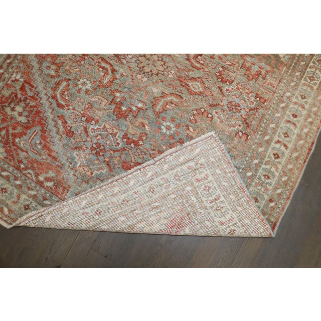 Early 20th Century Soft Brown Field Malayer Accent Rug no. j5248 For Sale - Image 5 of 8