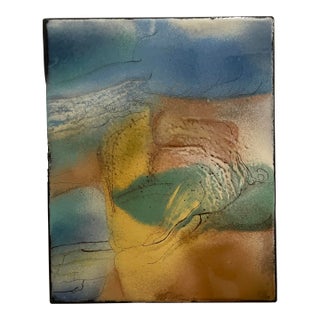 Steve Krauss Abstract Enamel Painting For Sale
