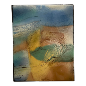 Steve Krauss Abstract Enamel Painting