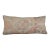 Handmade Muted Tones Rug Lumbar Pillow Cover -15'' X 35'' For Sale