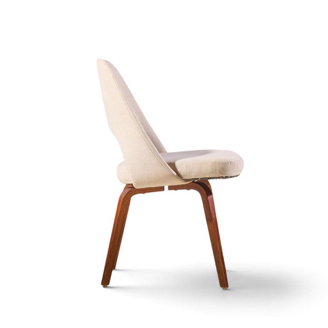 Wood Eero Saarinen for Knoll Mid Century Bentwood Executive Dining Chairs - Set of 6 For Sale - Image 7 of 10