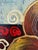 Alena Kalen Modern Geometric Original Abstract Oil Painting "Inner Smile” Coa For Sale - Image 4 of 13