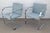 Blue Late 20th Century 2 Ludwig Mies Van Der Rohe Flat Arm Brno Chairs Gordon International For Sale - Image 8 of 15