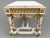 1970 French Louis XVI Cream Gold Beech Center Table For Sale - Image 11 of 12