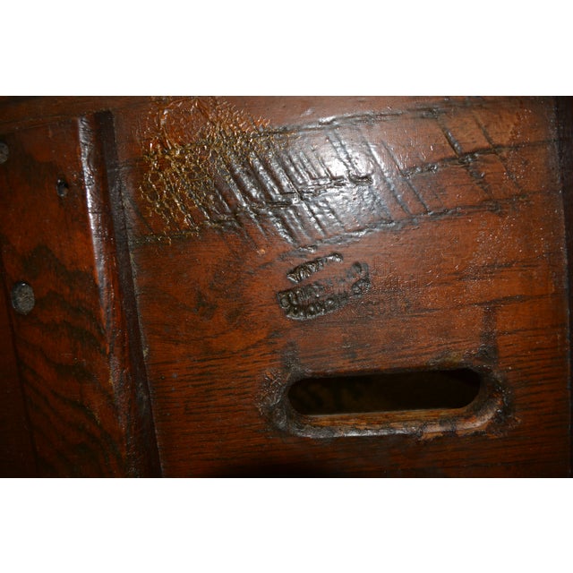 Vintage Old Hickory Indiana Wood & Log Criss Cross Ends Dining Bench Seat For Sale - Image 14 of 16