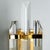 Clear Gold Glass & Brass Sconces in the style of Venini, 1970, Set of 2 For Sale - Image 12 of 17