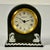 1989 Vintage English Neoclassical Chippendale Wedgwood Black Jasperware Desk Clock, Lord Wedgwood Signed For Sale - Image 6 of 16