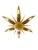 Art Deco French Chandelier with Gilt Bronze and Glass Starburst Sunburst, 1935 For Sale - Image 3 of 11