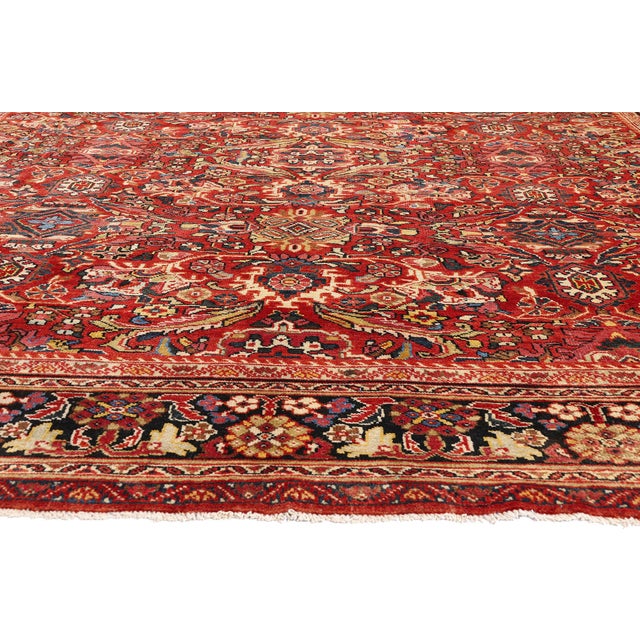 Antique Persian Mahal Rug, 10'07 X 17'01 For Sale - Image 4 of 10