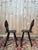 18th Century Baroque German Alsatian Chairs in Stained Wood, Set of 2 For Sale - Image 6 of 7