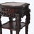 1920s Antique Chinese Floral & Figural Carved Rosewood Rouge Marble Top Stand C1920 For Sale - Image 5 of 12
