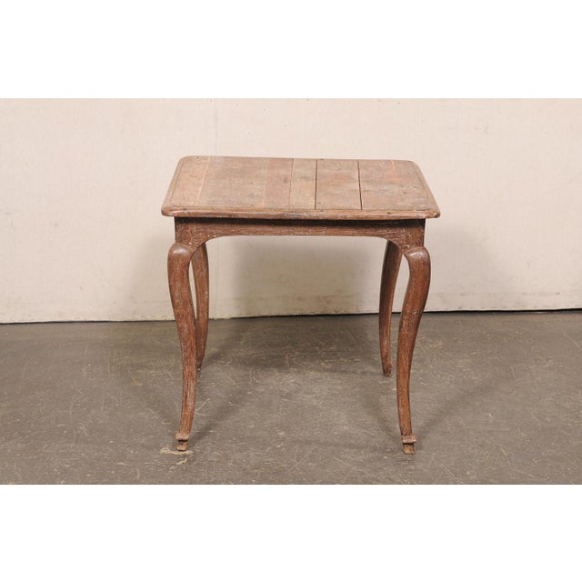 18th C. French Country Square-Shaped Table For Sale - Image 11 of 12
