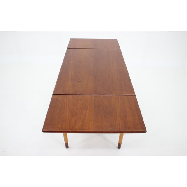 Teak and Oak Coffee Table by Børge Mogensen for Soborg Mobelfabric, Denmark, 1960s For Sale - Image 6 of 14