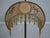 Art Deco Vintage Art Deco Metal Floor Lamp W. Beaded Shade For Sale - Image 3 of 13