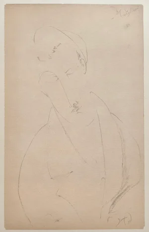A. Modigliani, Uomo con i Baffi / Man with a Mustache, Lithograph