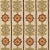 Schumacher Temara Embroidered Print Fabric in Spice For Sale