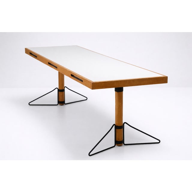 Conference Table with Chairs from Marc Held, 1970s, Set of 7 For Sale - Image 16 of 17