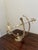 A stunning vintage English country style brass garden armillary sundial USA, Late 20th Century Measures: 18"W x 15"D x...