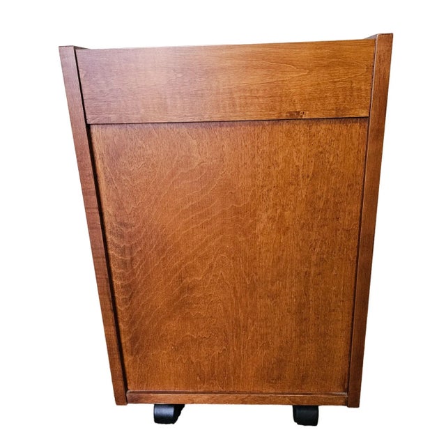 Late 20th Century Ethan Allen Country Colors Filing File Cabinet #14-9442 on Wheels For Sale - Image 5 of 12