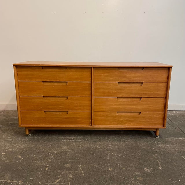 MidCentury Modern Milo Baughman for Drexel Dresser on Wheels Chairish