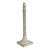 Vintage Patinated Carved Bobbin Lamp For Sale