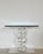Lucite Helix Console Table With Custom Glass Top, Post Modern 1980s Handmade For Sale - Image 6 of 17