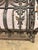 Metal Antique French Console Table, Wrought Iron & Marble, Circa 1880 For Sale - Image 7 of 18