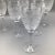 Star Pattern Crystal Wine Glasses Antique Deep Cut -Set of 6 For Sale - Image 4 of 13