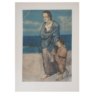 Pablo Picasso, Mother and Child, Signed Lithograph For Sale