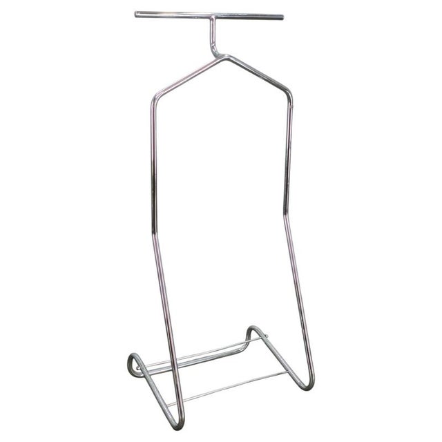 Bauhaus Chrome Valet Stand from Mücke Melder, Former Czechoslovakia, 1930s For Sale - Image 9 of 9