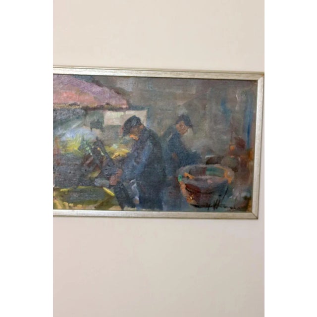 Uno Hubert Karlsson, Workers in Motion, Oil For Sale - Image 7 of 10