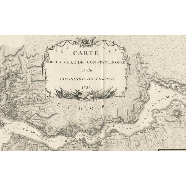 18th Century Map of Constantinople by Aeg, 1785 For Sale - Image 5 of 6