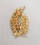 Modern Vintage 1960s Signed Napier Marquise Rhinestone Leaves Brooch For Sale - Image 3 of 6