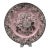 Spode Archive Collection British Flowers Rosa 12" Pink Chop Plate Serving Platter Made in England Vintage 2007 For Sale